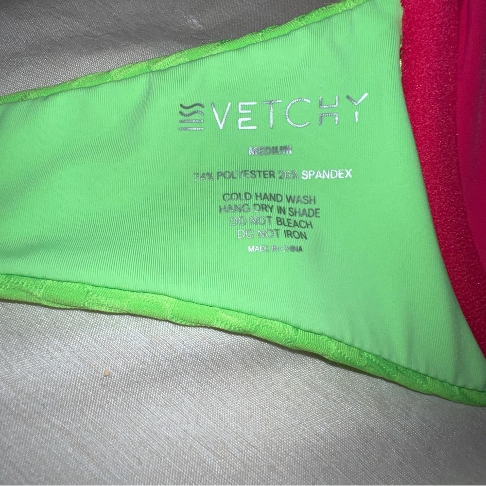 Vetchy Neon Colorblock Bikini Set - Hot Pink, Orange & Lime - Picture 7 of 10